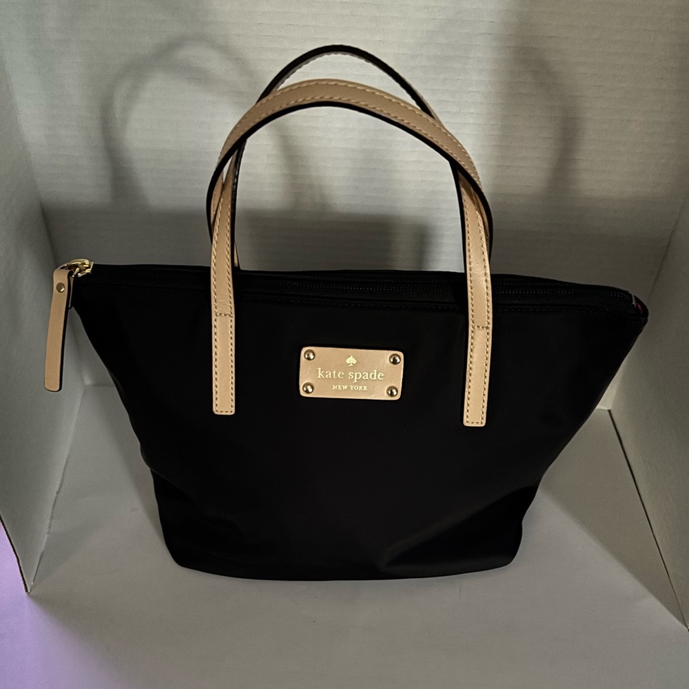 Kate Spade Black and Tan Women's Bag